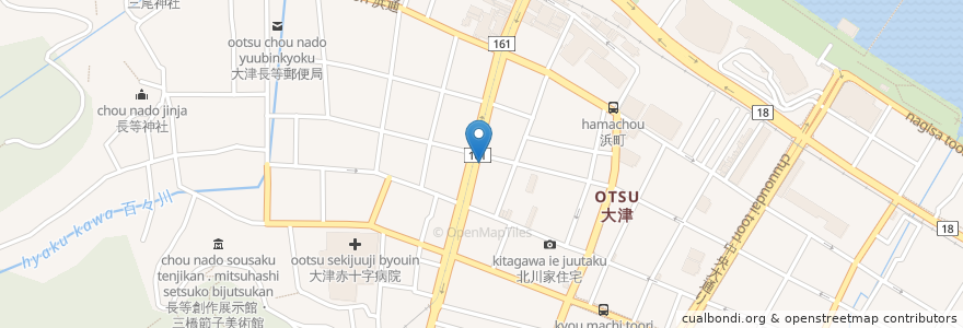 Mapa de ubicacion de リトルキャンパス en 일본, 시가현, 大津市.