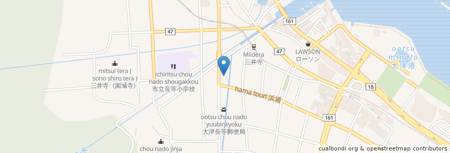 Mapa de ubicacion de 三井のリパーク en 日本, 滋賀県, 大津市.