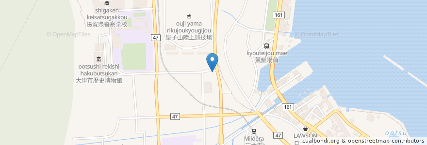 Mapa de ubicacion de 大津市消防団長等分団 en ژاپن, 滋賀県, 大津市.
