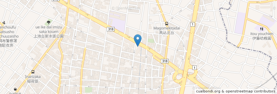 Mapa de ubicacion de しゃぶしゃぶ温野菜 en Япония, Токио, Ота.