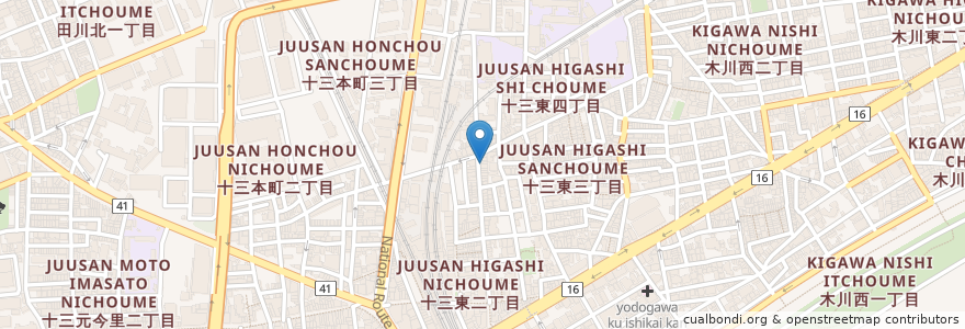 Mapa de ubicacion de 焼とん にっしゃん en اليابان, أوساكا, أوساكا, 淀川区.