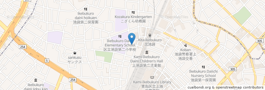 Mapa de ubicacion de 保育園シラスクニ北池袋 en اليابان, 東京都, 豊島区.