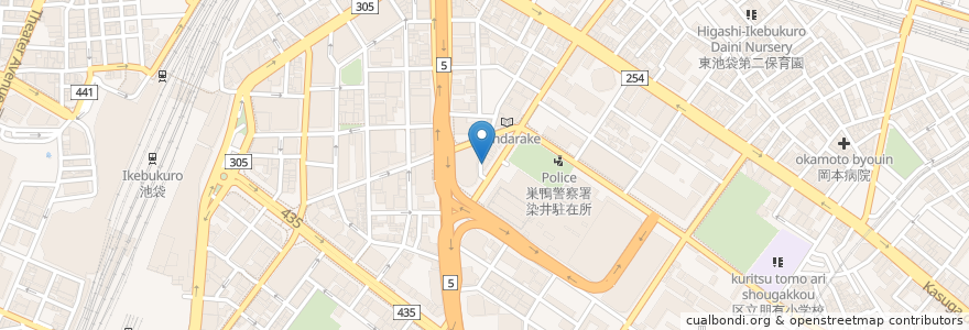 Mapa de ubicacion de アニメイトカフェ en Giappone, Tokyo, Toshima.