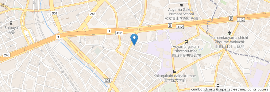 Mapa de ubicacion de TSUBAKI GARDEN en Japan, Tokio, 渋谷区.