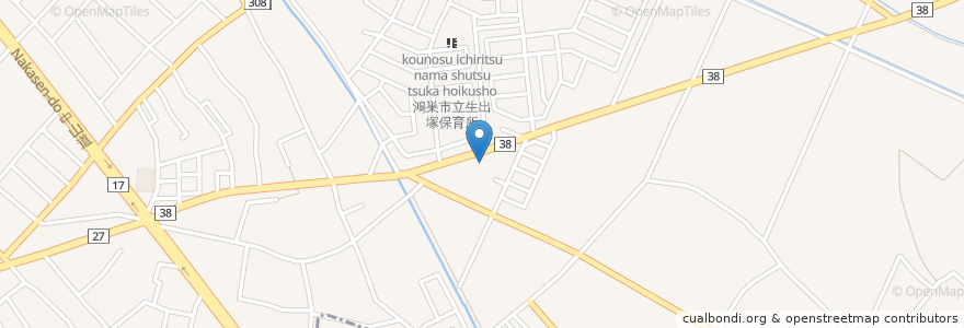 Mapa de ubicacion de ENEOS en Japão, 埼玉県, 鴻巣市.