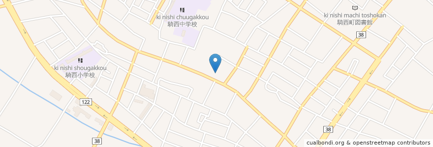 Mapa de ubicacion de 森井歯科 en Japão, 埼玉県, 加須市.