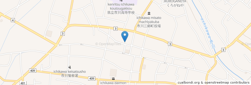 Mapa de ubicacion de 禅林寺 en 日本, 山梨県, 西八代郡, 市川三郷町.