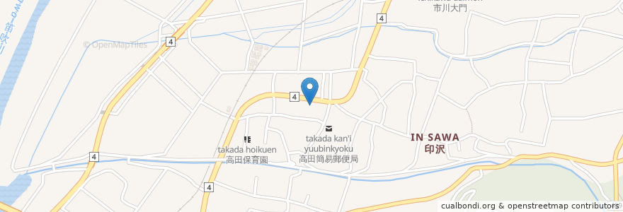 Mapa de ubicacion de 西光寺 en Giappone, Prefettura Di Yamanashi, 西八代郡, 市川三郷町.
