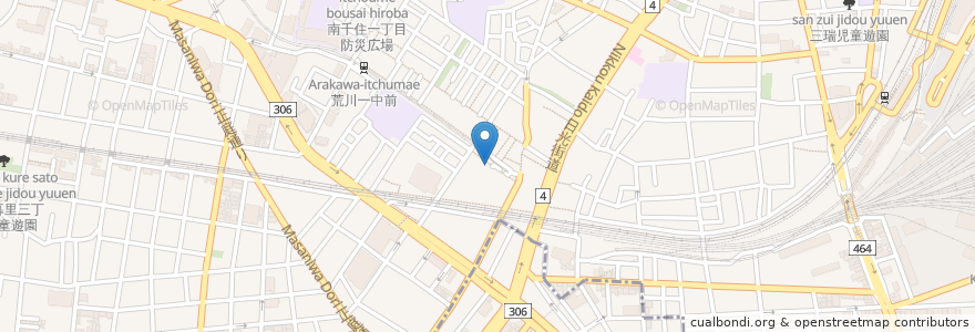 Mapa de ubicacion de 菅原眼科クリニック en Japão, Tóquio.