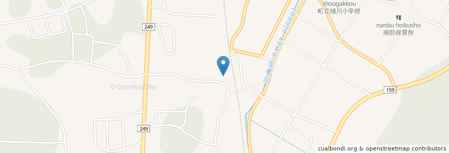 Mapa de ubicacion de 鍵取若宮神社 en 日本, 石川县, 羽咋郡, 宝達志水町.