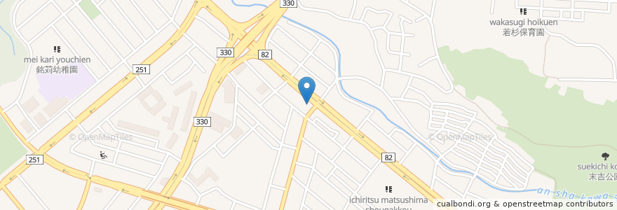 Mapa de ubicacion de 沖縄銀行末吉支店 en 日本, 沖縄県, 那覇市.