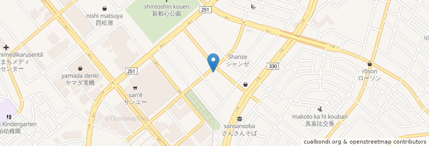Mapa de ubicacion de 沖縄海邦銀行新都心支店 en Japan, Präfektur Okinawa, 那覇市.