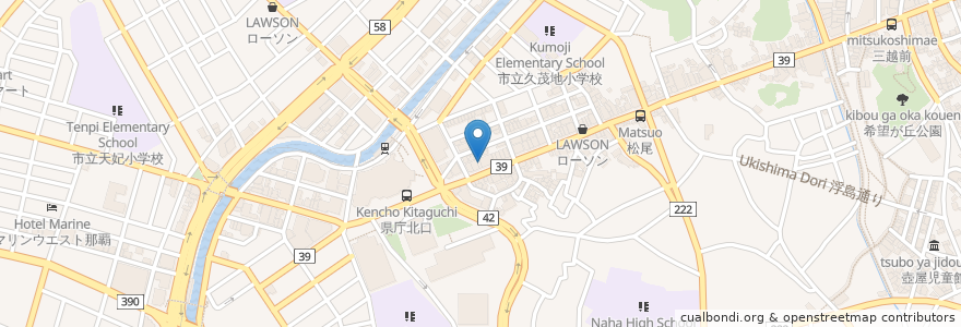 Mapa de ubicacion de 牛角国際通り店 en Jepun, 沖縄県, 那覇市.