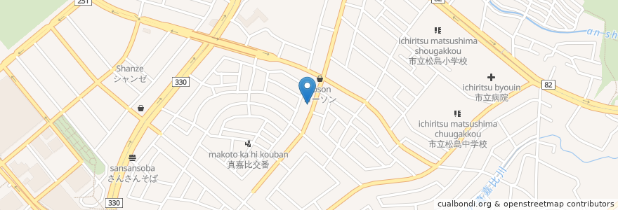 Mapa de ubicacion de 沖縄海邦銀行真嘉比出張所 en Japan, Präfektur Okinawa, 那覇市.