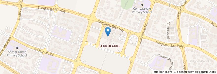 Mapa de ubicacion de Nakhon Kitchen en Singapur, Northeast.