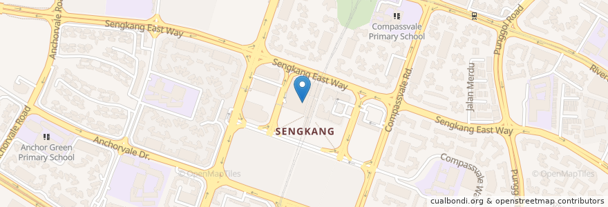 Mapa de ubicacion de Encik Tan en 新加坡, 东北区.