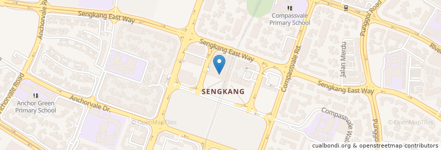 Mapa de ubicacion de 新旺香港茶餐厅 en 新加坡, 东北区.