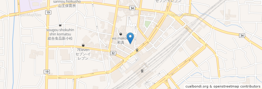 Mapa de ubicacion de 花の舞 en 日本, 長野県, 長野市.