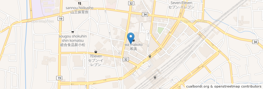 Mapa de ubicacion de 信州長屋酒場 en Japan, 長野県, Nagano.