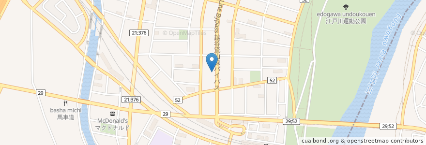 Mapa de ubicacion de 医療法人社団真政会 はまさき歯科クリニック en Japan, Saitama Prefecture, Misato.
