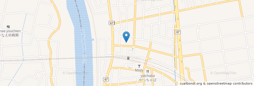 Mapa de ubicacion de 埼玉りそな銀行吉川支店 en اليابان, 埼玉県, 吉川市.