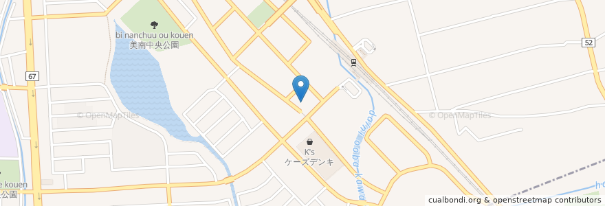 Mapa de ubicacion de つつじ保育園 en Jepun, 埼玉県, 吉川市.