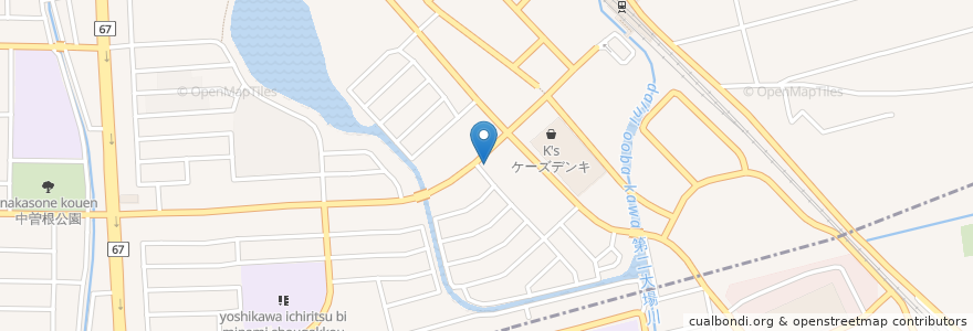 Mapa de ubicacion de コメダ珈琲店 イオンタウン吉川美南店 en Япония, Сайтама, Йосикава.