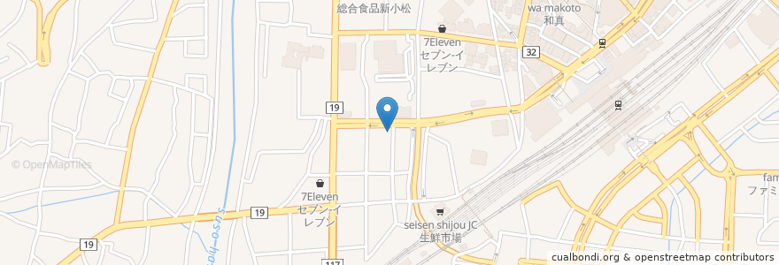 Mapa de ubicacion de 中国四川料理きりん en Japan, 長野県, Nagano.