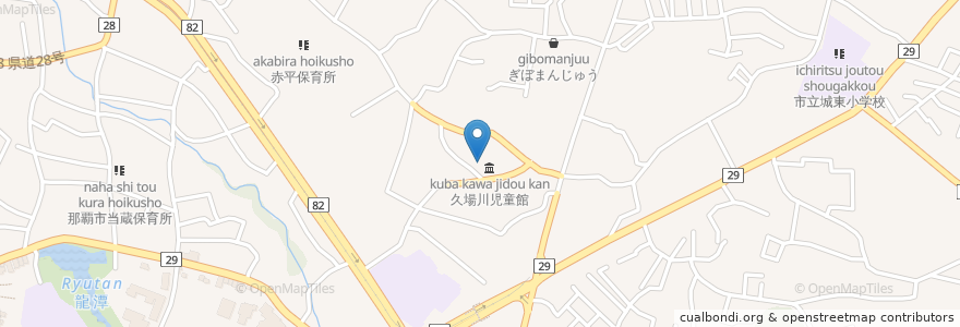 Mapa de ubicacion de 那覇市役所首里支所 en Japón, Prefectura De Okinawa, 那覇市.