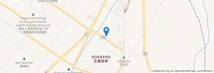 Mapa de ubicacion de 小幡神社 御旅所 en ژاپن, 滋賀県, 東近江市.
