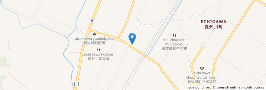 Mapa de ubicacion de 井上寿司 en ژاپن, 滋賀県, 愛知郡, 愛荘町.