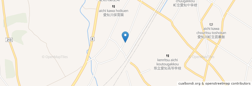 Mapa de ubicacion de 春日神社 en Jepun, 滋賀県, 愛知郡, 愛荘町.