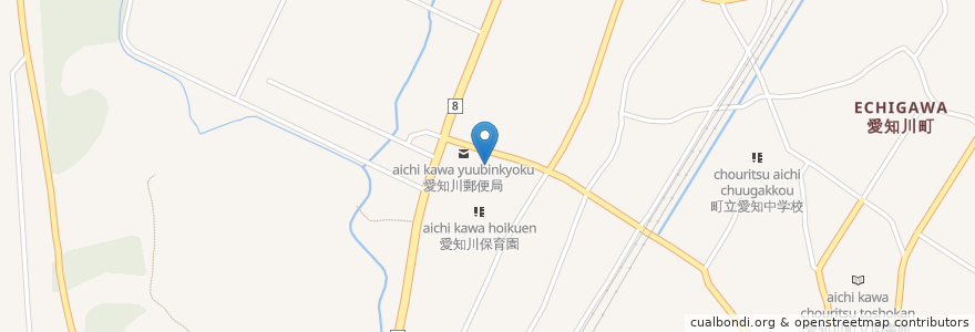 Mapa de ubicacion de 珈琲生活 en Japonya, 滋賀県, 愛知郡, 愛荘町.