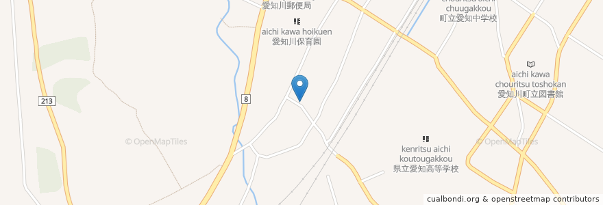 Mapa de ubicacion de 鳥料理 青喜 en Giappone, Prefettura Di Shiga, 愛知郡, 愛荘町.
