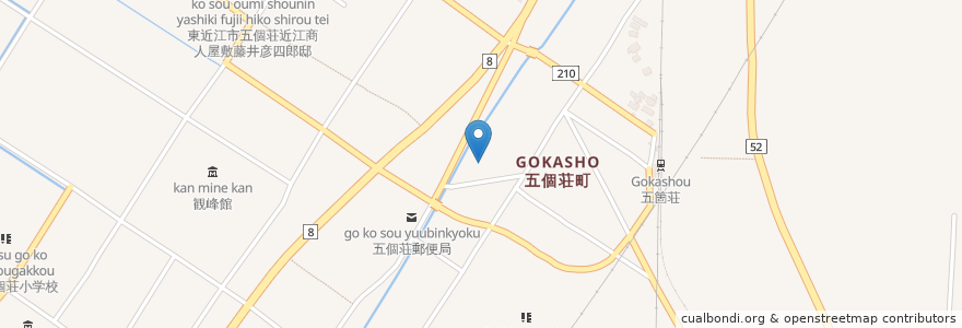 Mapa de ubicacion de 宮沢歯科医院 en Япония, Сига, 東近江市.