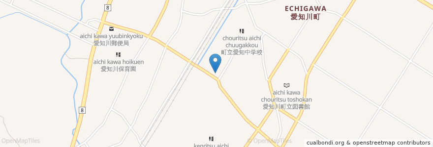 Mapa de ubicacion de 曽我歯科 en Japan, Präfektur Shiga, 愛知郡, 愛荘町.