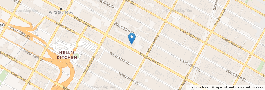 Mapa de ubicacion de Fuji Hibachi en 美利坚合众国/美利堅合眾國, 纽约州 / 紐約州, 纽约, 纽约县, Manhattan, Manhattan Community Board 4.