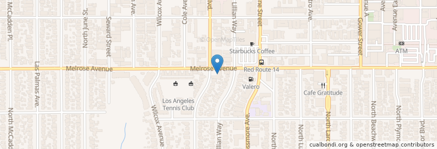 Mapa de ubicacion de Mail Call en United States, California, Los Angeles County, Los Angeles.