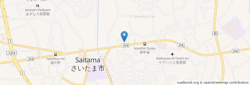 Mapa de ubicacion de さいたま市大宮消防団片柳分団 en 日本, 埼玉県, さいたま市, 見沼区.