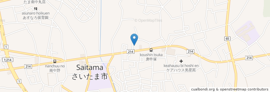 Mapa de ubicacion de ウエルシア薬局さいたま南中野店 en Giappone, Prefettura Di Saitama, さいたま市, 見沼区.