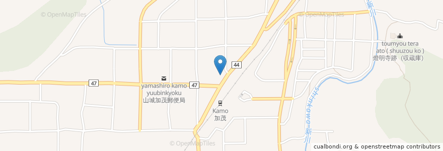 Mapa de ubicacion de スイートガーデン en Japonya, 京都府, 木津川市.