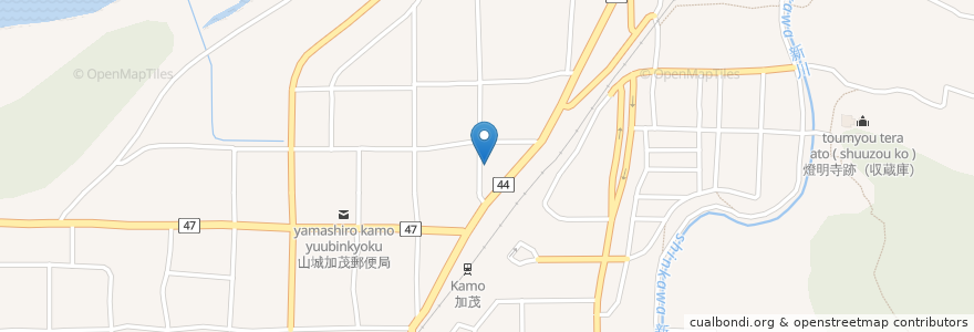 Mapa de ubicacion de コーヒー豆 凛 en Japon, Préfecture De Kyoto, 木津川市.
