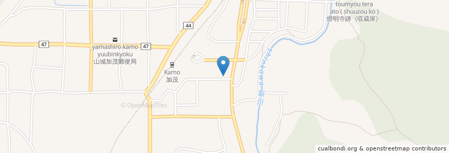 Mapa de ubicacion de やきとり大吉 加茂店 en Japonya, 京都府, 木津川市.