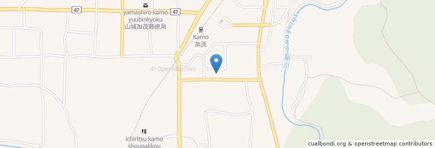 Mapa de ubicacion de 木のうた 加茂店 en Jepun, 京都府, 木津川市.