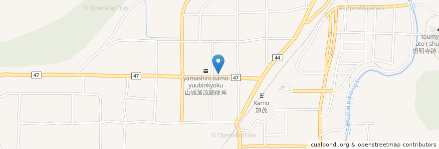 Mapa de ubicacion de 兎本眼科医院 en Japon, Préfecture De Kyoto, 木津川市.