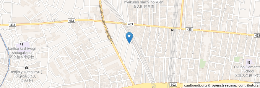 Mapa de ubicacion de 新宿リサーチパーククリニック en Japon, Tokyo, Shinjuku.