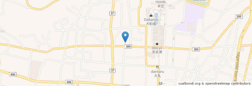 Mapa de ubicacion de 長野信用金庫 en Japon, Préfecture De Nagano, Nagano.