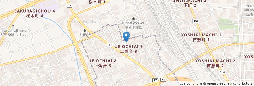 Mapa de ubicacion de 竹沢クリニック en 日本, 埼玉県, さいたま市, 大宮区.