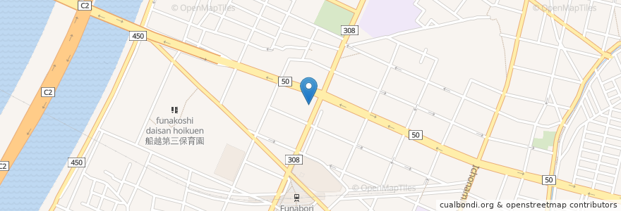 Mapa de ubicacion de さかい歯科 en اليابان, 東京都, 江戸川区.