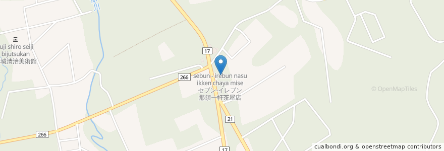 Mapa de ubicacion de The nomoto en Japão, 栃木県, 那須郡, 那須町.